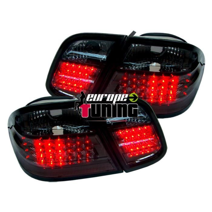 feux arrières design, LED, noir, W208 97-02 LED, 4 pièces pour: Mercedes CLK W208 97-02