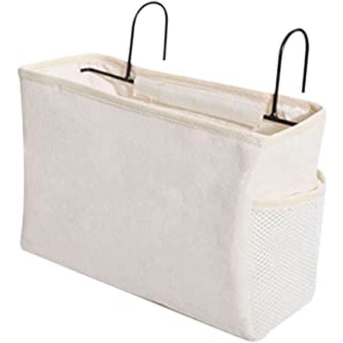 Ciieeo Panier Suspendu De Chevet En Métal Noir – Organisateur Pratique Pour Lit Superposé, Dortoir, Bureau – Idéal Pour Téléphone, Livres Et Accessoires