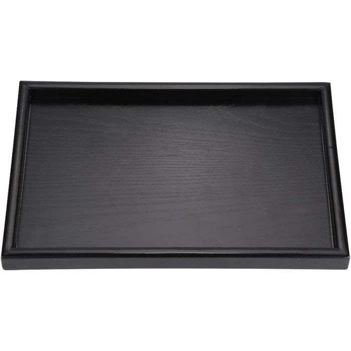 Plateau De Service En Bois Rectangulaire - 32x21cm, Pour Fruits, Desserts, Présentation Apéro Ou Déco - 6