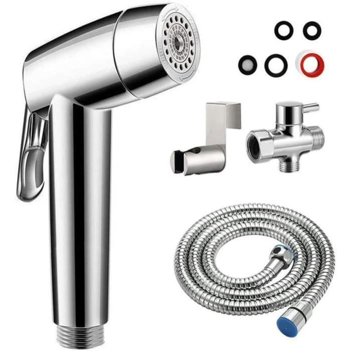 Pommeau De Douchette Multifonction Argenté Avec Fonction Bidet - Parfait Pour La Salle De Bain