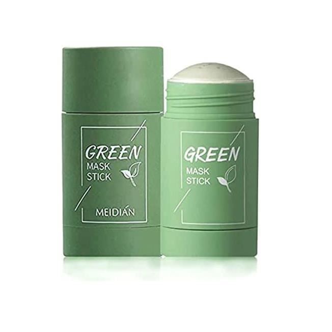 2 Packs Green Mask Stick, Masque Point Noir Visage Green Acne Stick Au ...