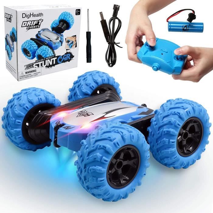 RC Voiture, 4WD Voiture Télécommandée avec Batterie Rechargeable, Rotation  à 360 Degrés, 2.4GHz Jouet Voiture RC Cadeaux