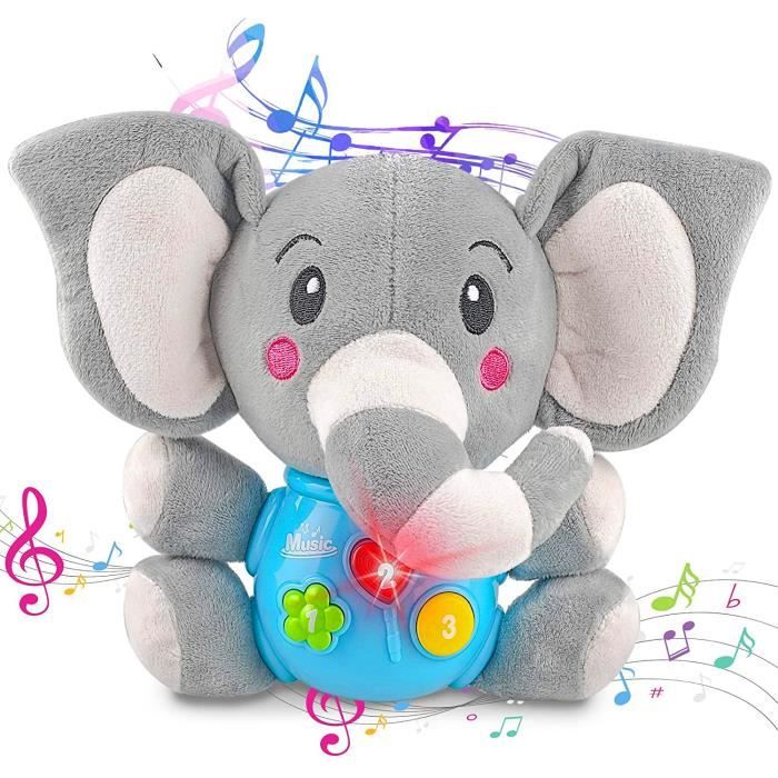 Peluche Elephant Jouet Jouets Pour Bebe 6 Mois Plus Musicaux Jouet Educatif Precoce Avec Musique Et Lumieres Cadeau Pour Tout Petits Cdiscount Puericulture Eveil Bebe Peluche Elephant Jouet Jouets Pour Bebe 6 Mois Plus Musicaux Jouet Educatif Precoce Avec Musique Et Lumieres Cadeau Pour Tout Petits Cdiscount Puericulture Eveil Bebe