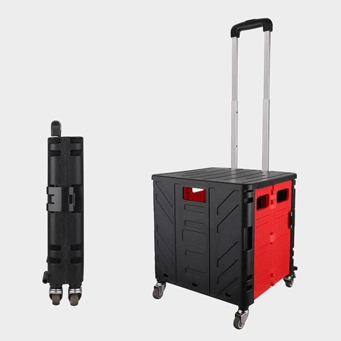 Sadfd Chariot de Courses Pliable Pl Chariot de supermarché Pliable avec