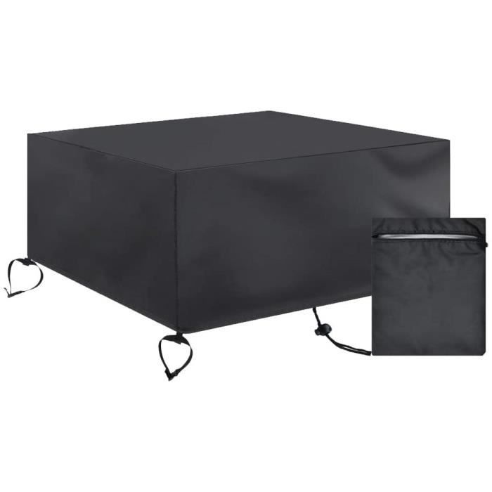 Housse De Protection Pour Brasero/foyer Extérieur - Tissu Oxford 420D, Imperméable, 92x92x61cm