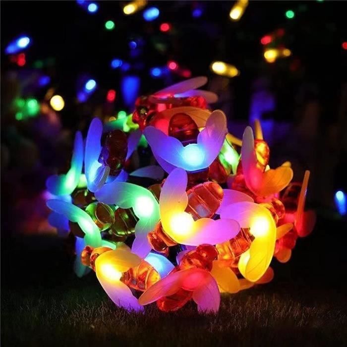 Guirlande Lumineuse LED Soleil - 2 M, 10 Lumières, Piles, Jaune, Décoration Chambre Enfant