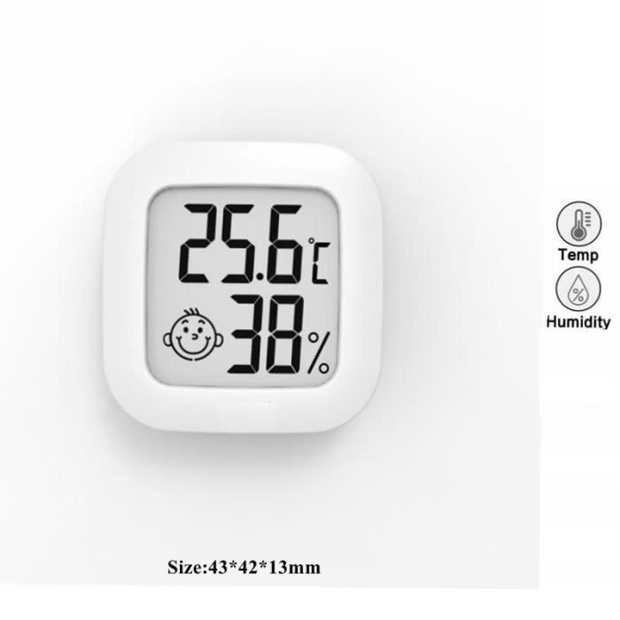 Hygromètre Digital Thermometre Interieur, Thermomètre Chambre Bébé