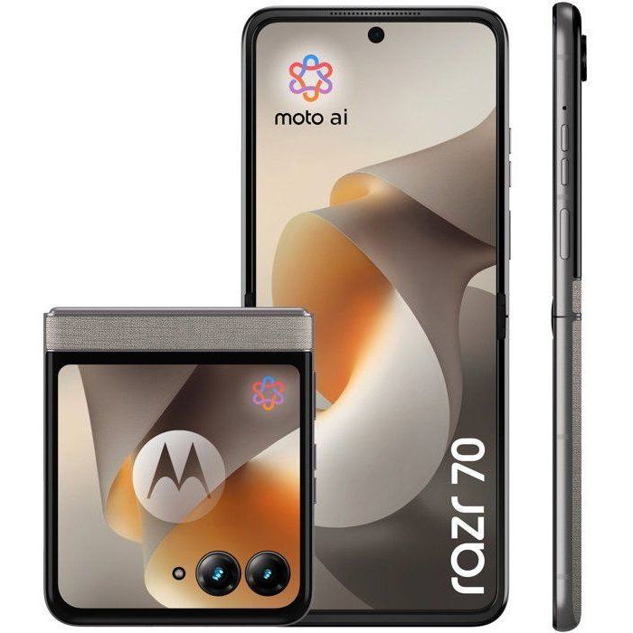 Smartphone MOTOROLA Razr 70 ROM 256 Go RAM 8 Go Gris Hématite