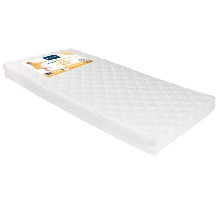 Candide Matelas Essentiel Junior Dehoussable 90x190 Cm Cdiscount Puericulture Eveil Bebe