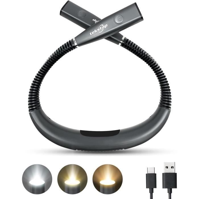 Lampe De Lecture LED Portable Avec Clip, Pour Livre Ou Couverture, Sans Marque
