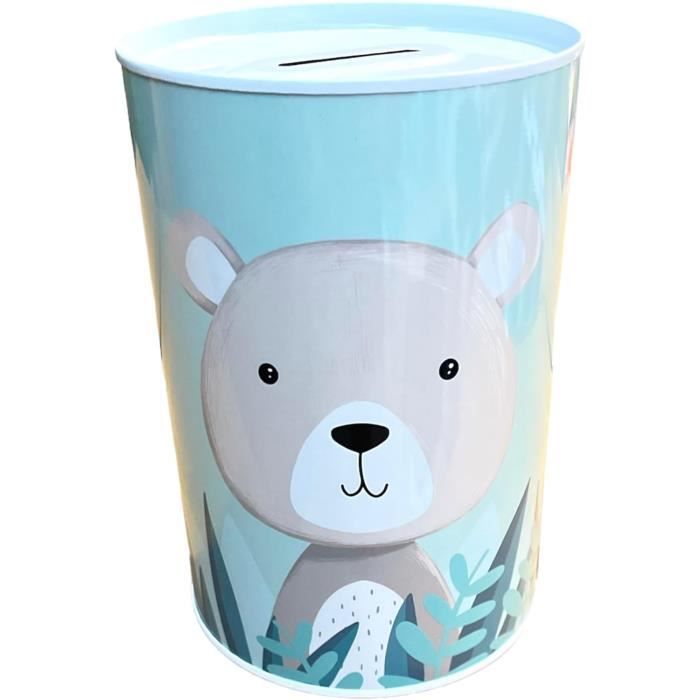 Tirelire Originale En étain Avec Couvercle Pour Enfants Qui Peut également être Utilisée Comme Pot à Crayons (50 Euros