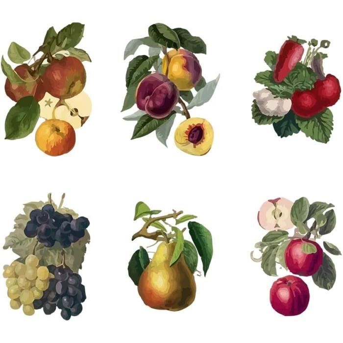 Autocollants Vintage Meyercord Fruits Fraises - Années 1950 - 2 Pièces