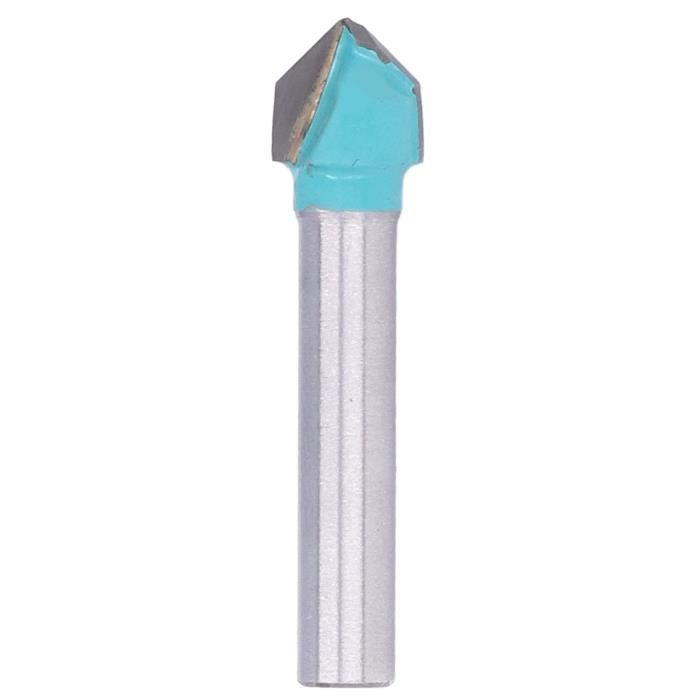 Trend Fraise à Double Tranchant Diamètre 6,3mm - Fraise Bois Carbure Tungstène