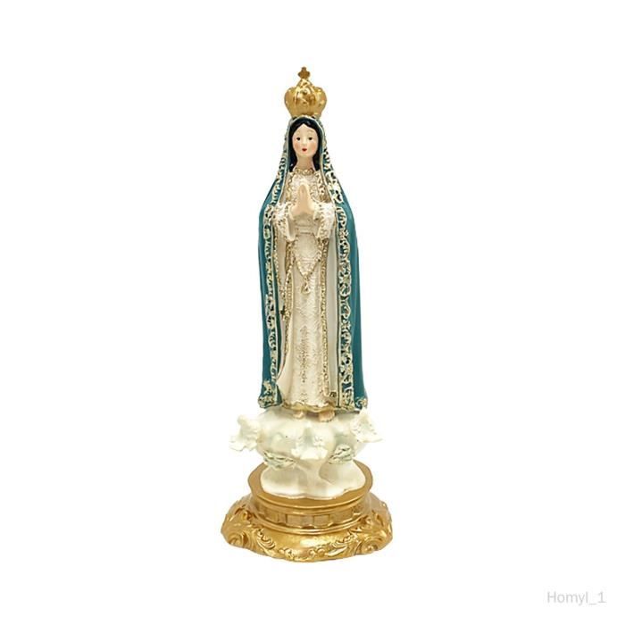 Figurine Bébé Jésus En Résine – Décoration De Crèche, Église Ou Table | Statue Sacrée Noire Et Blanche
