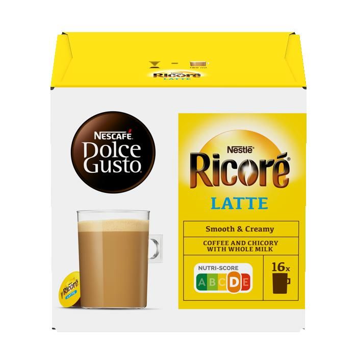 DOLCE GUSTO RICORÉ LATTE 6 boites - 96 capsules DOLCE GUSTO RICORÉ LATTE 6 boites - 96 capsules