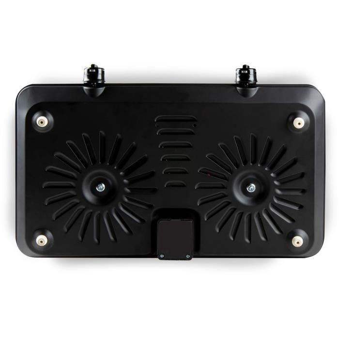 Plaque de cuisson électrique DOMO 2 feux 455 x 290 x 82 cm DO30210KP