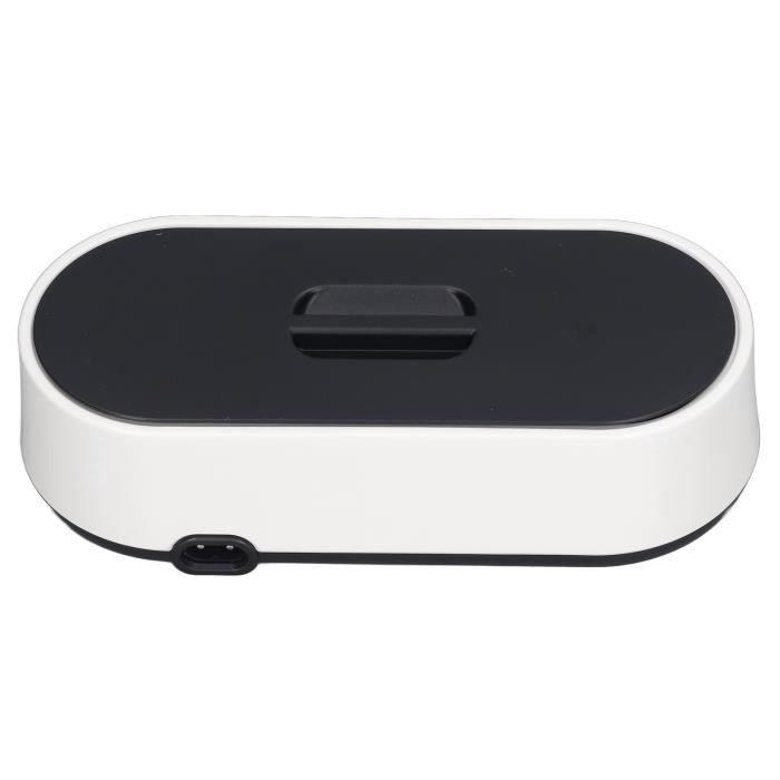 Nettoyeur à Ultrasons Portable 45000Hz - 380ml - 2 Modes (3min/5min) - Pour Lunettes, Bijoux, Prothèses