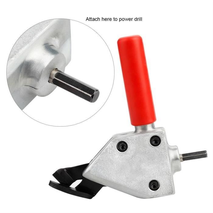 Grignoteuse de tôle , 550 W, puissante, 2 200 tr/min, haute