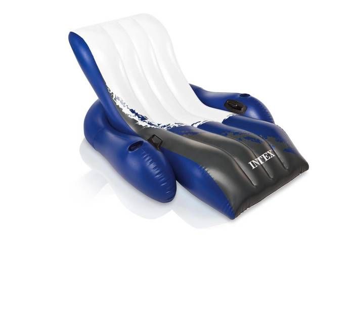 INTEX Bouée gonflable Chaise Longue de Piscine Deluxe