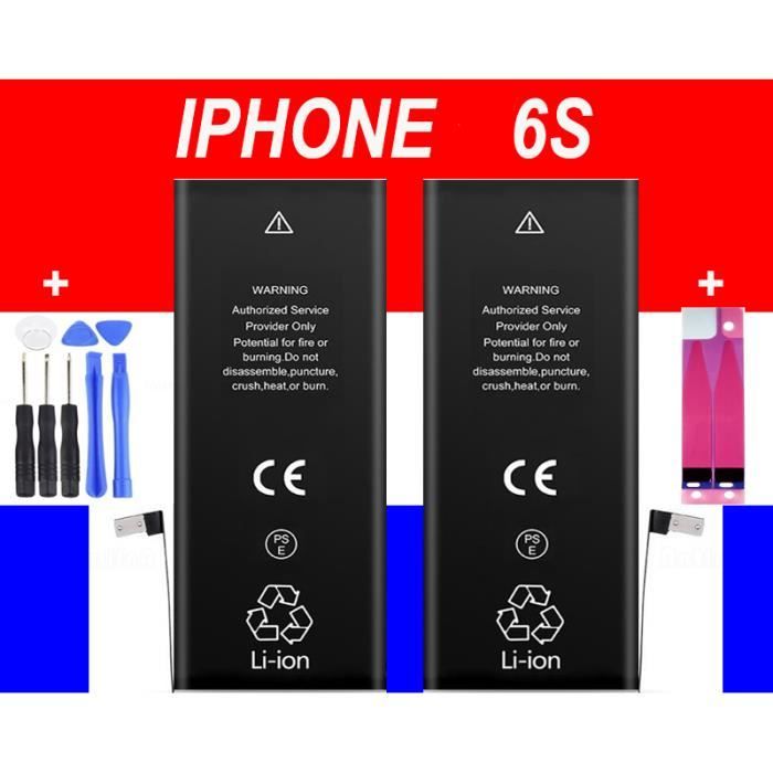 Batterie iphone 6s 100 neuve +outils + adhésif Cdiscount Téléphonie