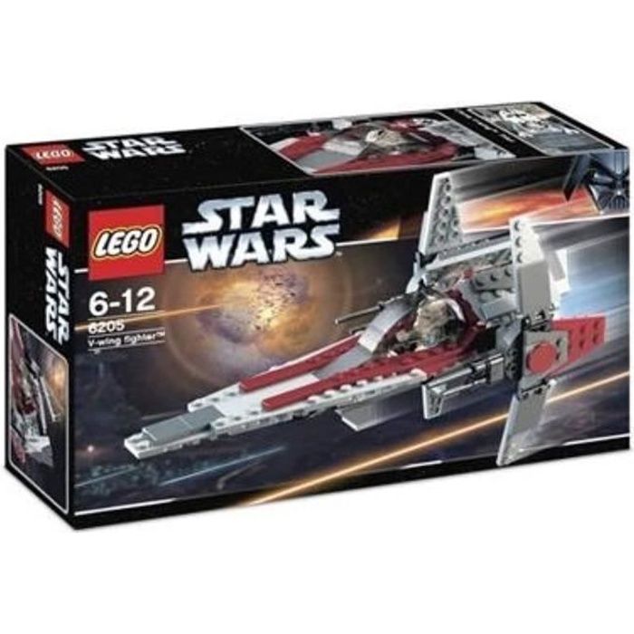 Jeu DAssemblage LEGO A9NKJ Star Wars 6205: V-wing Fighter Reconditionné - Lego reconditionné disponible sur Cdiscount Seconde Vie