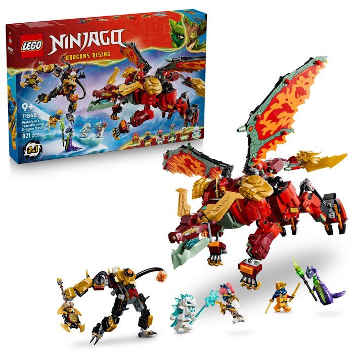 LEGO Ninjago Le robot dragon transformable de Braséra 71868 - vue 3