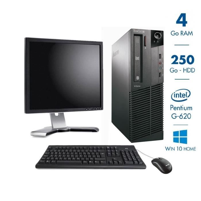  THINKCENTRE M81 + ECRAN 19" - Intel Pentium