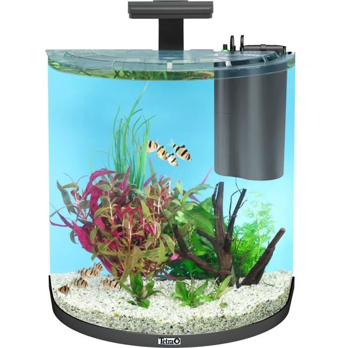 TETRA AquaArt Explorer Line Aquarium Set 60 L - Noir - Pour poisson