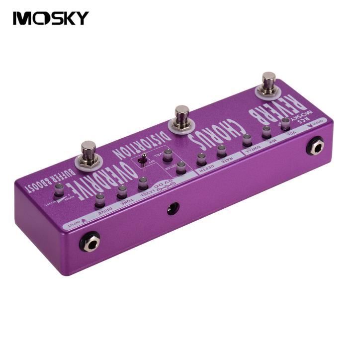 Pedal De Efectos MOSKY MM Plata Guitarra Eléctrica Pedal De Efectos - Foto 11