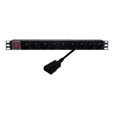 Réglette électrique MCL 9 prises Câble C14 Rackable 19 pouces