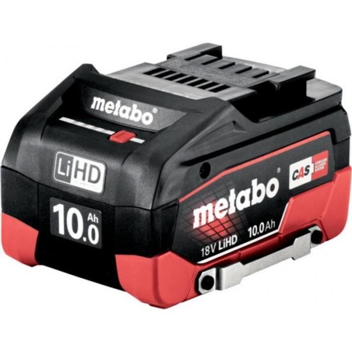 Pack batterie LiHD 18V METABO 100 Ah Sécurité Compatible avec CAS Longue durée