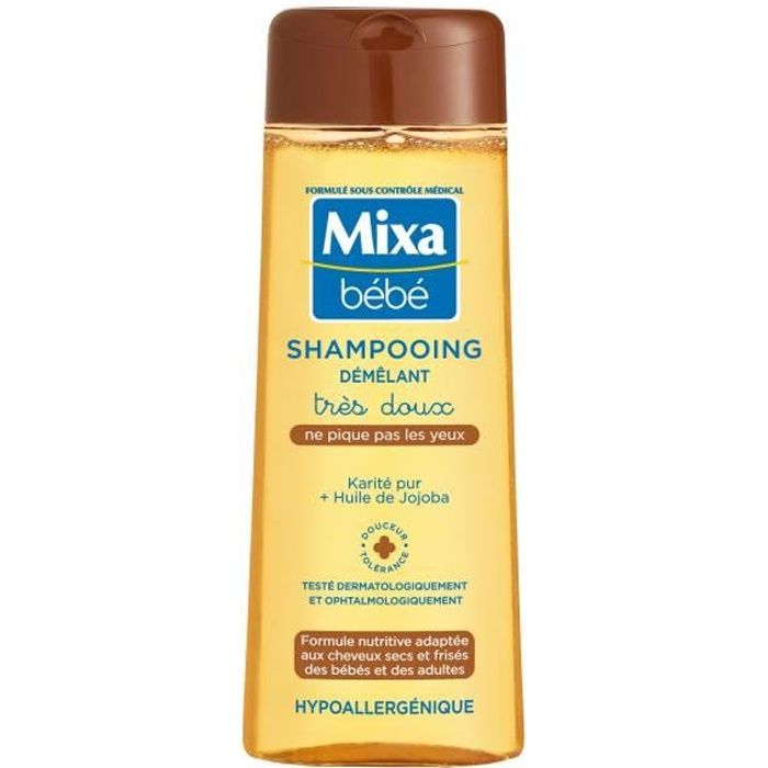 Mixa Bebe Shampooing Demelant Tres Doux 250ml Cdiscount Puericulture Eveil Bebe