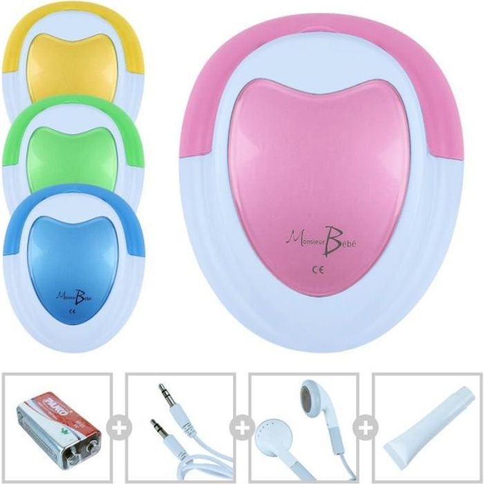 Doppler Foetal Monsieur Bebe Rose Gel Pile Ecouteur Cable Audio Pour Pc Monsieur Bebe Cdiscount Puericulture Eveil Bebe
