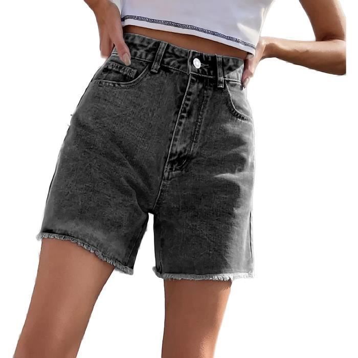 Short femme été taille haute hotsell