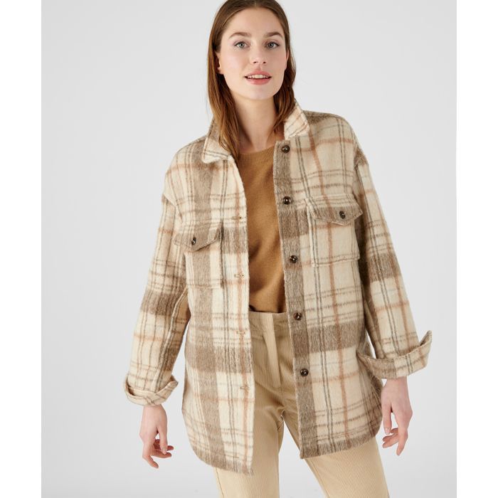 Ensemble habillé 3 pièces - Beige/carreaux rouges - ENFANT | H&M CA