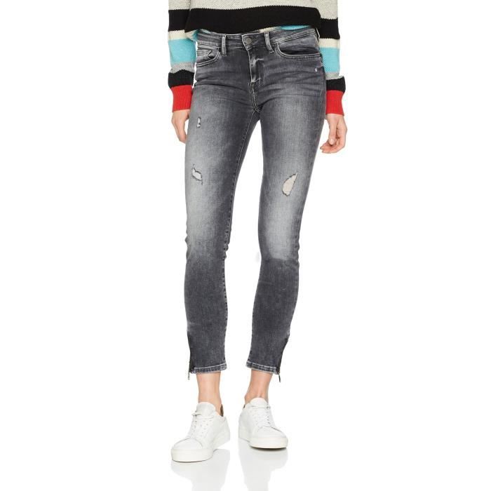 Jean zippé cheville femme Clearance