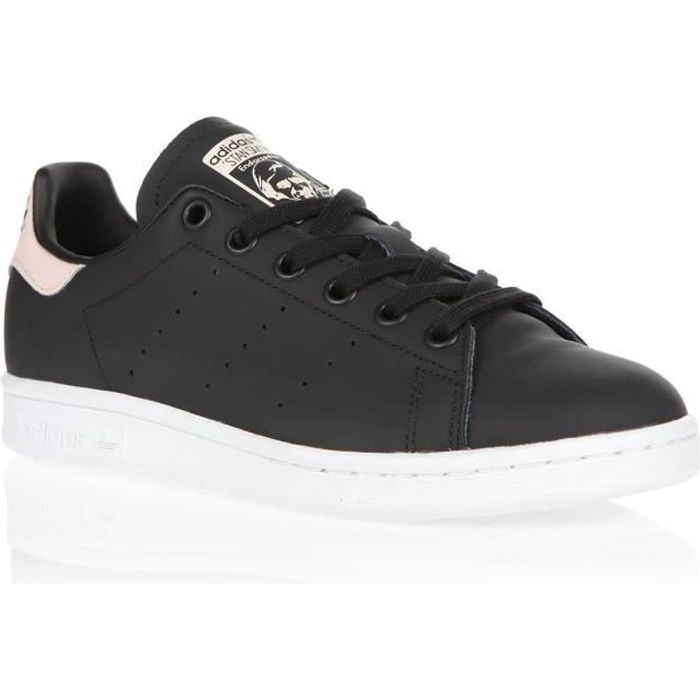 stan smith femme noir blanc