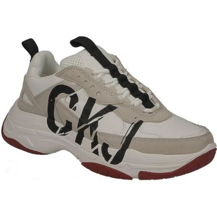 Calvin klein basket blanche femme hot sale