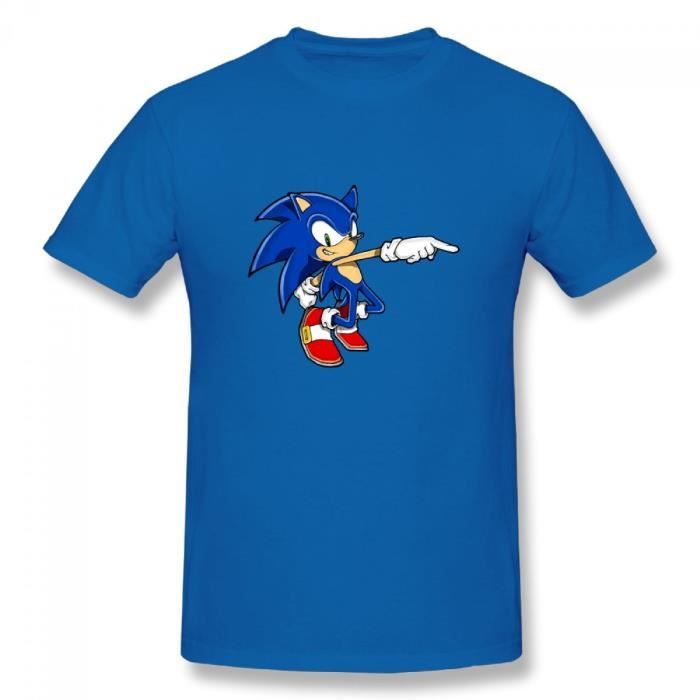 SEGA Sonic The Hedgehog T-shirt graphique classique à manches courtes pour garçon 4-20, Sonic Multi