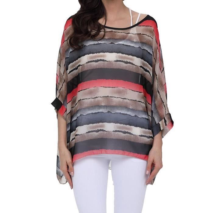 Haut En Mousseline De Soie à Manches Courtes Pour Femmes, Chemisier Décontracté Pour Femmes, Gilet Long En Soie Pour Femmes, Blanc, L