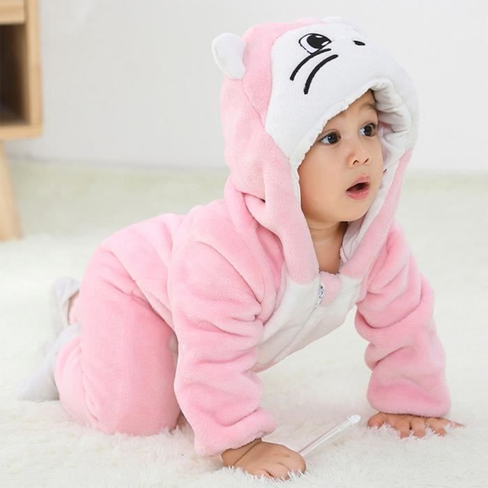 Bebe Halloween Costume Animal Party Cosplay Pyjamas Garcons Filles Barboteuse Tenues Rose Rose Cdiscount Pret A Porter