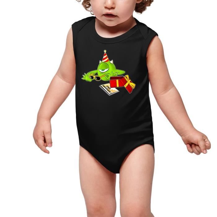 Body Bebe Sans Manches Noir Parodie Monstres Et Compagnie Bob Le Meilleur Ami De Sully Un Cadeau Qui Fait Plaisir Body Noir Cdiscount Pret A Porter