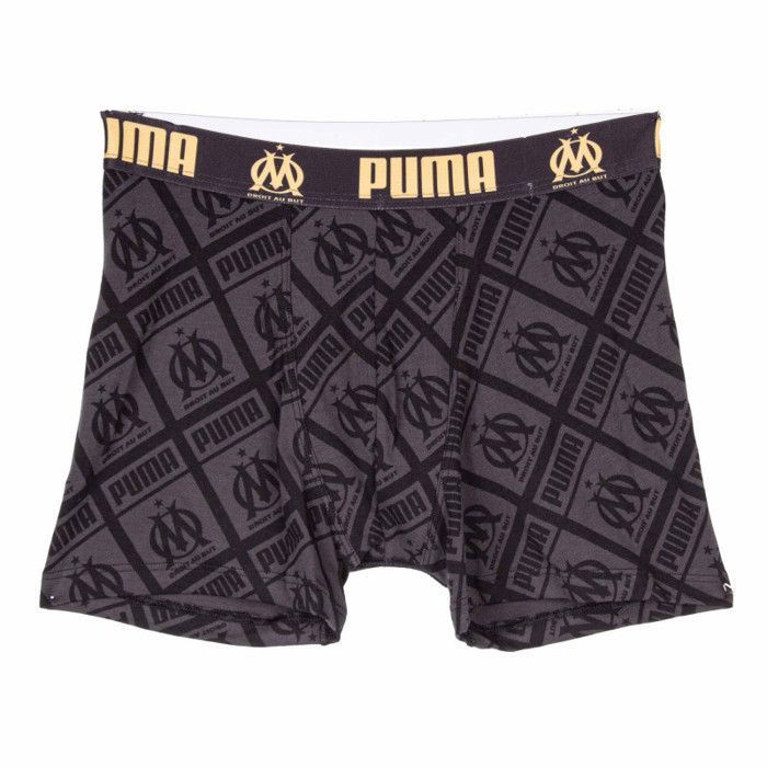 Boxer Puma OM All Over Gris Junior 95 Coton 5 Elasthanne Gris Cdiscount Pret a Porter