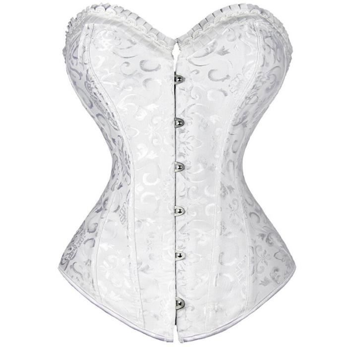 Femme Vêtements Articles de lingerie Bustiers et corsets BUSTIER EN DENTELLE LILLY Dentelle superdown en coloris Blanc 