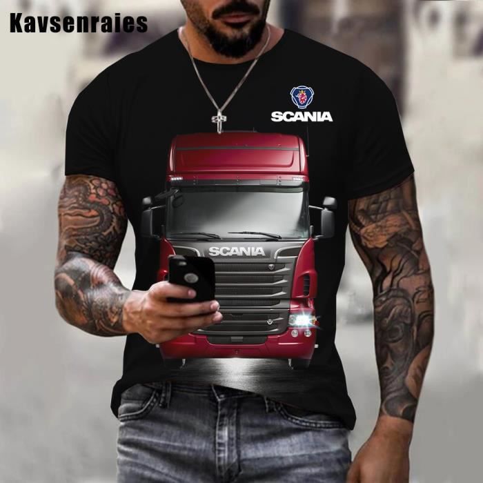 T-shirt SCANIA,homme femme Streetwear CD42FJ Vip4 - Cdiscount Pr??t-?�-Porter