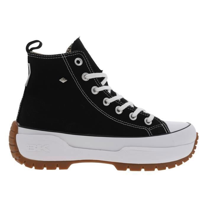 basket en toile noire femme