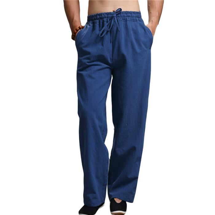 Pantalon taille extensible homme deals