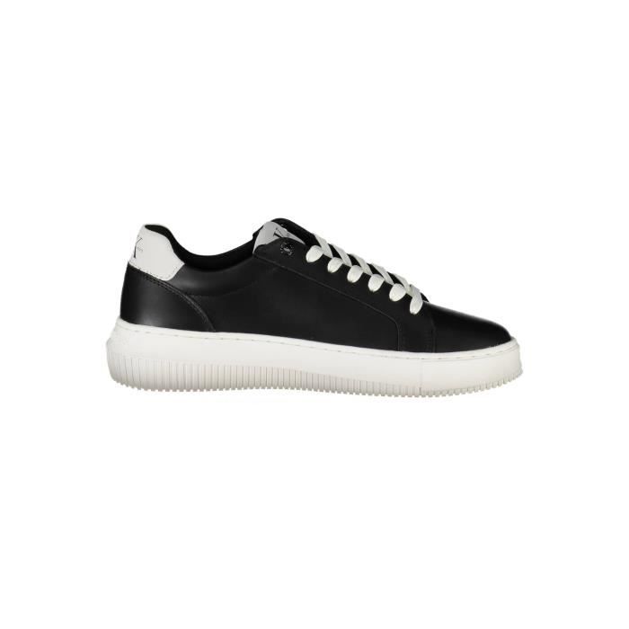 Calvin Klein CALVIN KLEIN Basket Sneakers Sport Running Femme Noir Textile SF17972