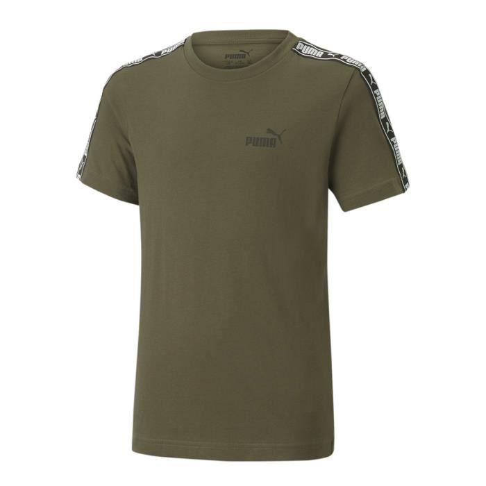 T shirt Kaki Gar on Puma Tape Kaki Cdiscount Pr t Porter