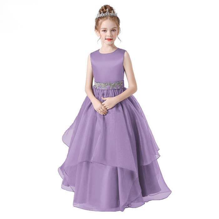 Robe Résille Violet Clair WORN - Taille 8 - Coupe Fit & Flare - Jamais Portée - Femme/Fille